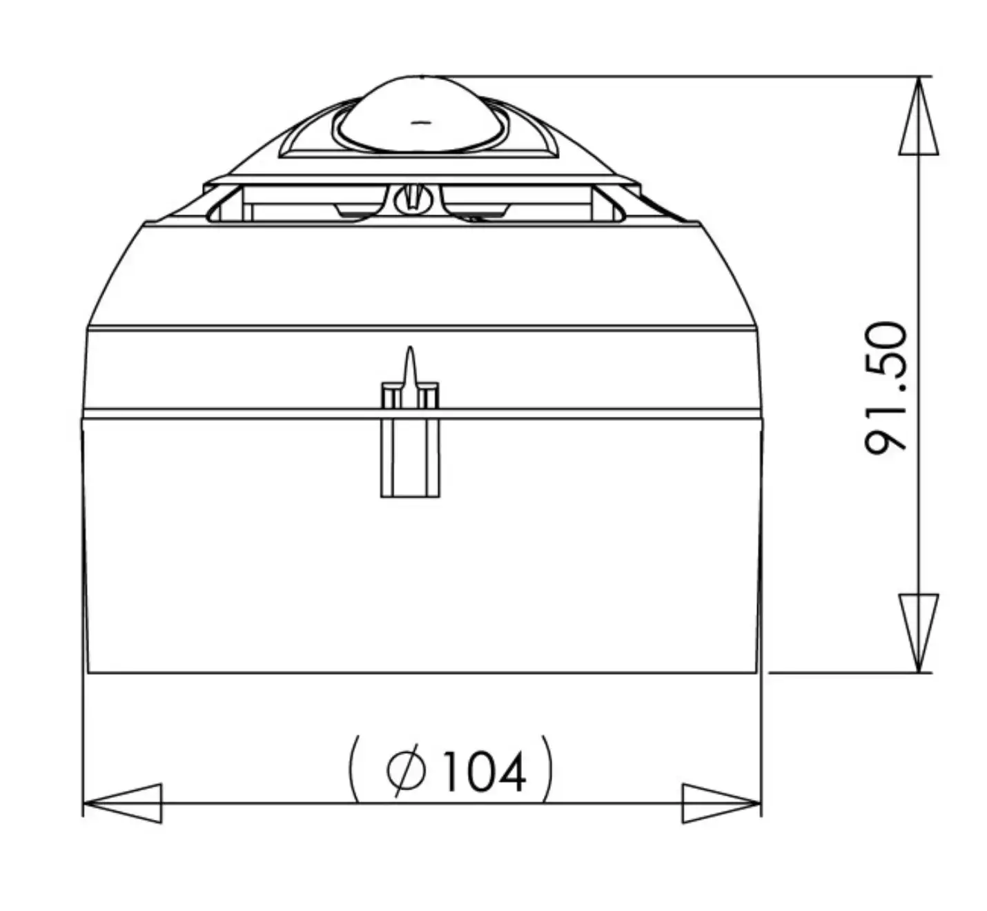 NSDF100 Sounder with Dual LED Visual Alarm Device EN54-3 and EN54-23 - Image 4