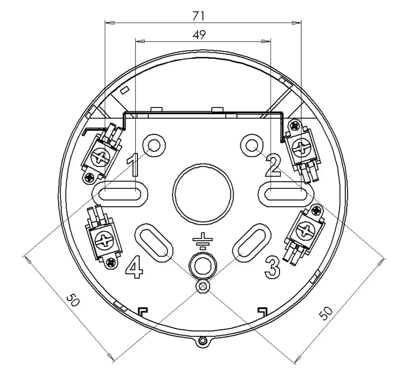 NSDF100 Sounder with Dual LED Visual Alarm Device EN54-3 and EN54-23 - Image 2