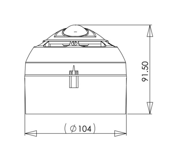 NSF100 Sounder with LED VAD EN54-3 and EN54-23 approved - Image 5
