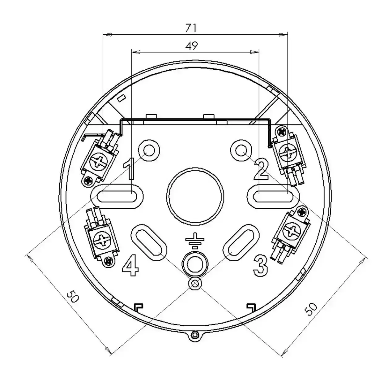 NSF100 Sounder with LED VAD EN54-3 and EN54-23 approved - Image 3