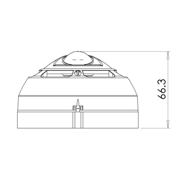 NSF100 Sounder with LED VAD EN54-3 and EN54-23 approved - Image 2