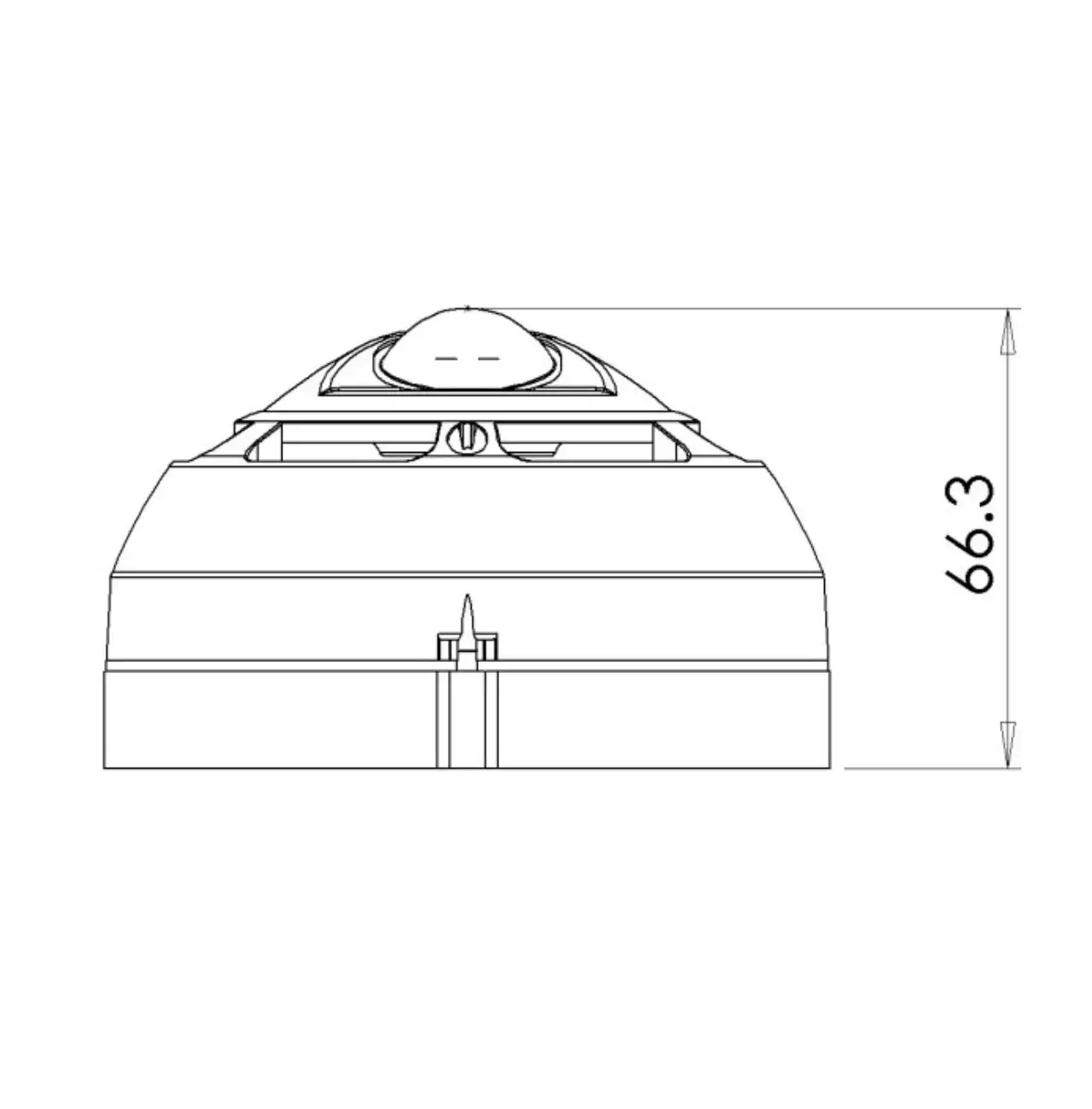 NSF100 Sounder with LED VAD EN54-3 and EN54-23 approved - Image 2