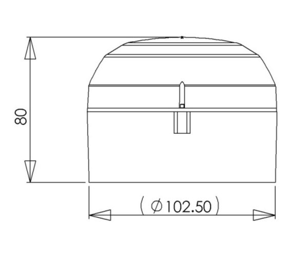 TRIO EN54-23 approved high output sounder and Dual LED strobe - Image 2