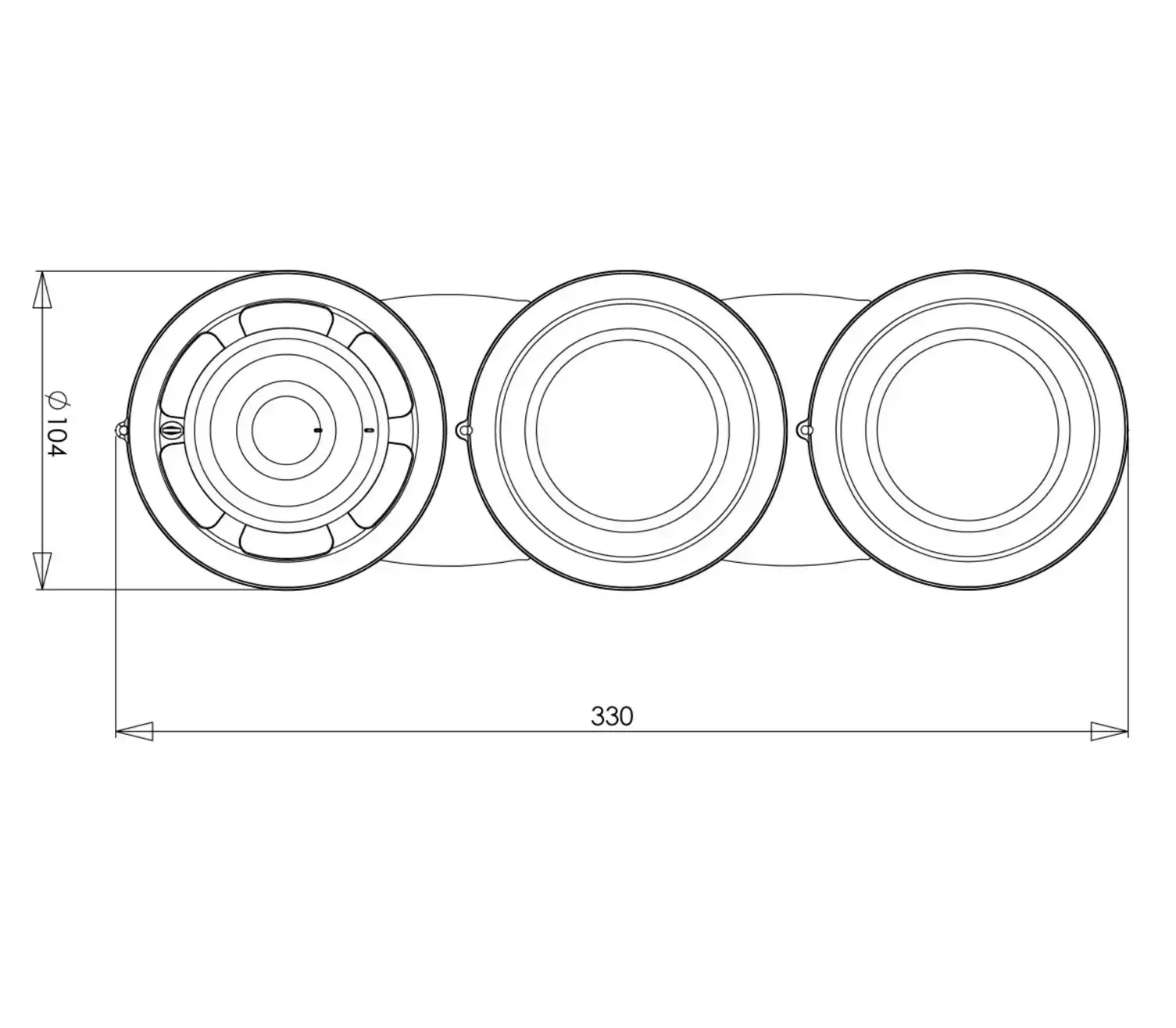 TRIO EN54-23 approved high output sounder and Dual LED strobe - Image 3