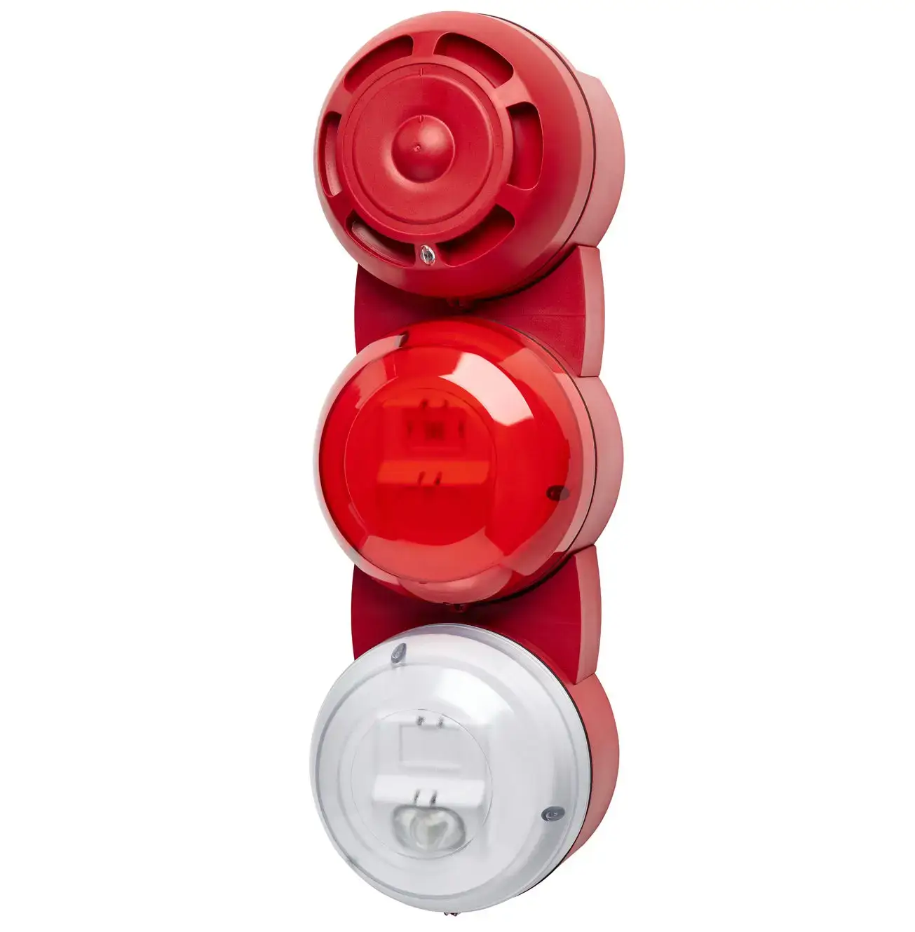 TRIO EN54-23 approved high output sounder and Dual LED strobe